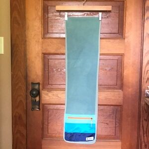 Cotopaxi fleece scarf in light blue/grey brand new!